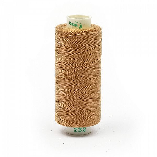Нитки бытовые Dor Tak 40\2 цв. 232 бежевый 366м 100% п\э