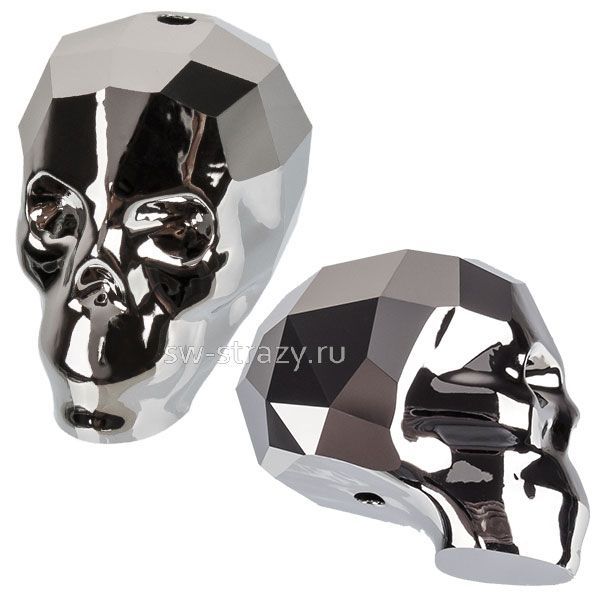 Бусины 5750 13 mm Crystal Light Chrome 2X