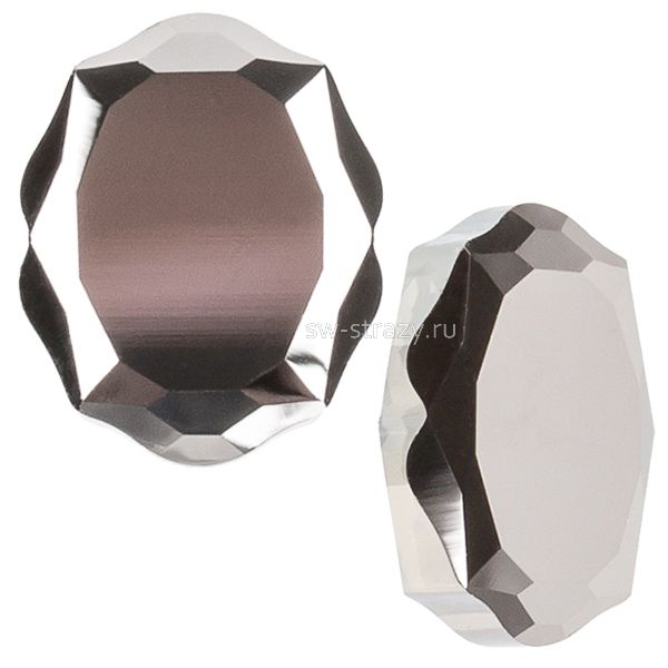 Кристаллы 4142 14x11 mm Crystal Silver Night