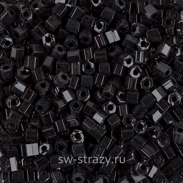 Шестиугольный 11/0 #0049 Черный