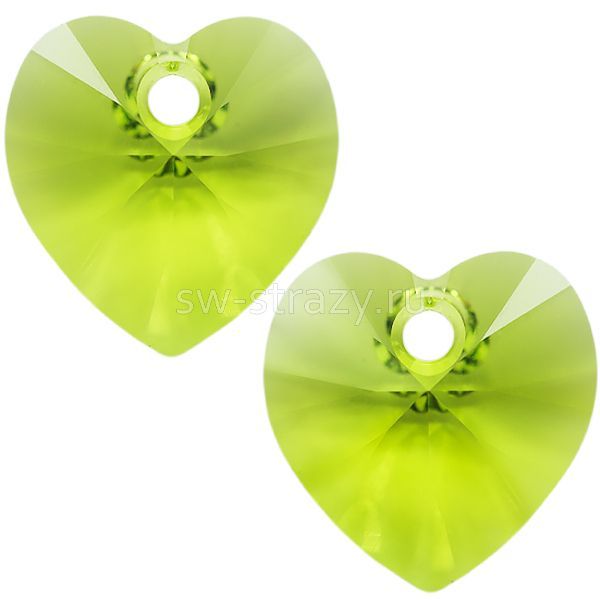 Кулоны 6228 10,3x10 mm Citrus Green