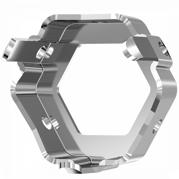 4683/S 12x13,5 mm 3PH2OH Rhodium Plating