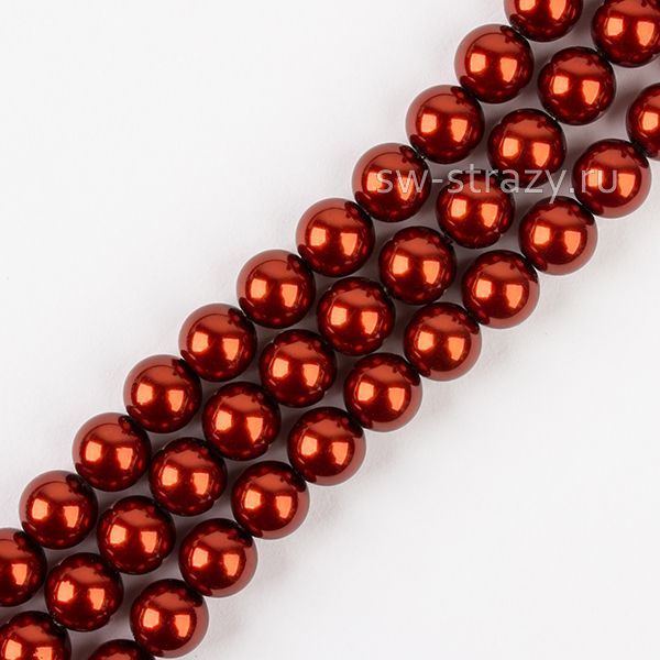 Round Pearl 1H 8 mm Dark Copper