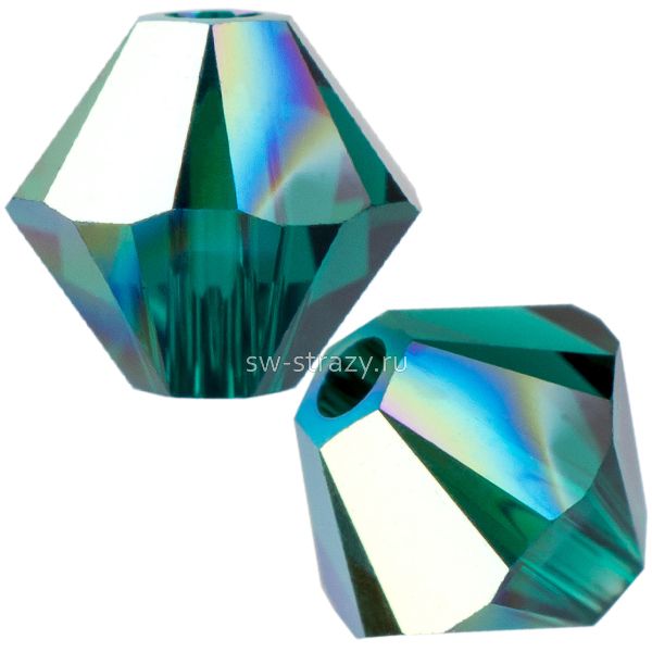 Бусины 5328 3 mm Emerald AB