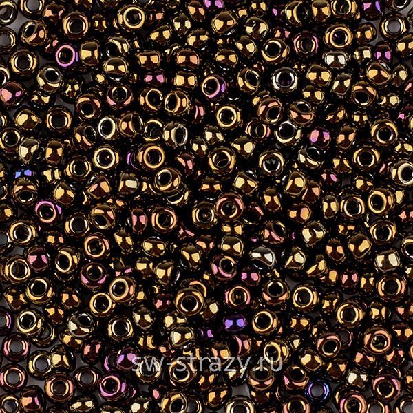 Seedbead Miyuki 11/0 458 Metallic Iris Brown