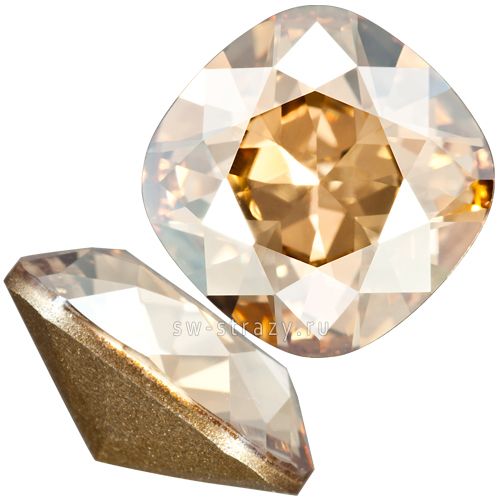 Кристаллы 4470 12 mm Crystal Golden Shadow