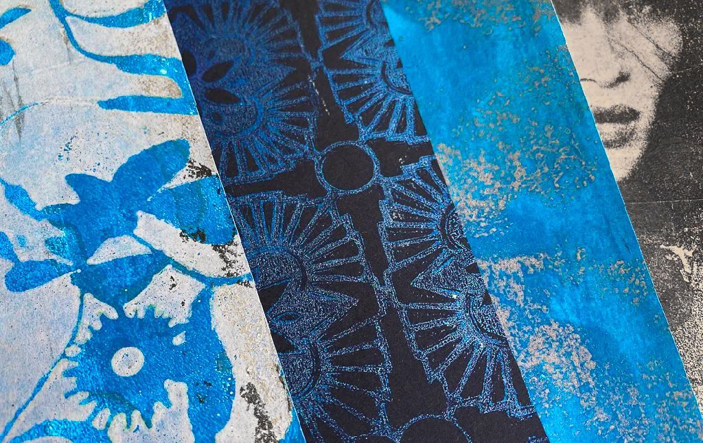 Декор глиттером