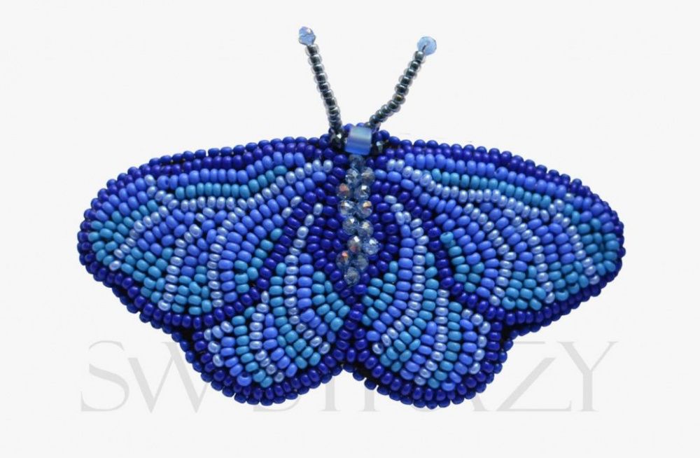 Бабочка из бисера