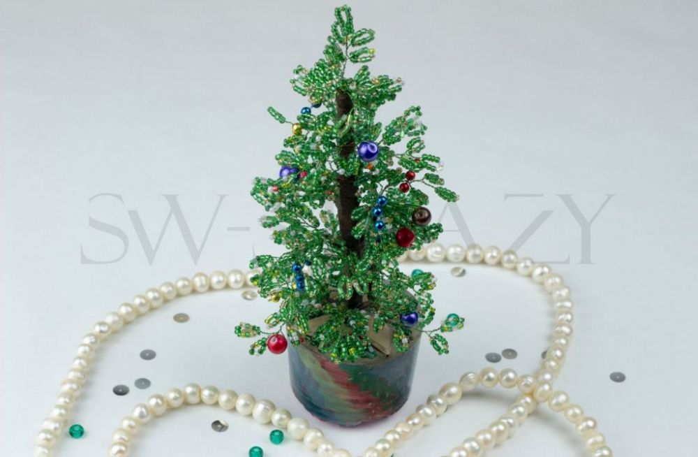Ёлка из бисера