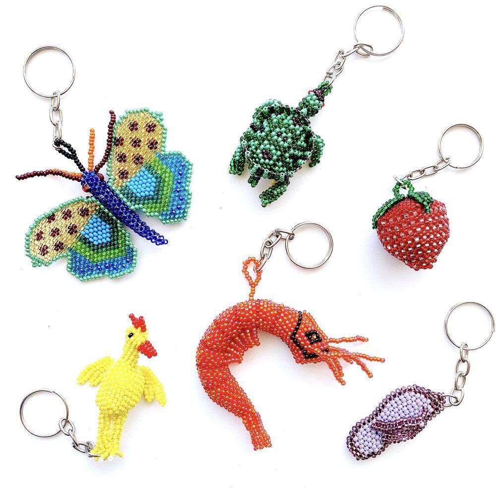 Брелки из бисера